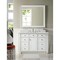 James Martin Vanities Bristol 48in Single Vanity, Bright White w/ 3 CM Ethereal Noctis Quartz Top 157-V48-BW-3ENC - alternate 2